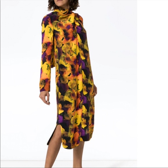 Ganni Dresses & Skirts - Ganni Floral Pattern Midi Dress